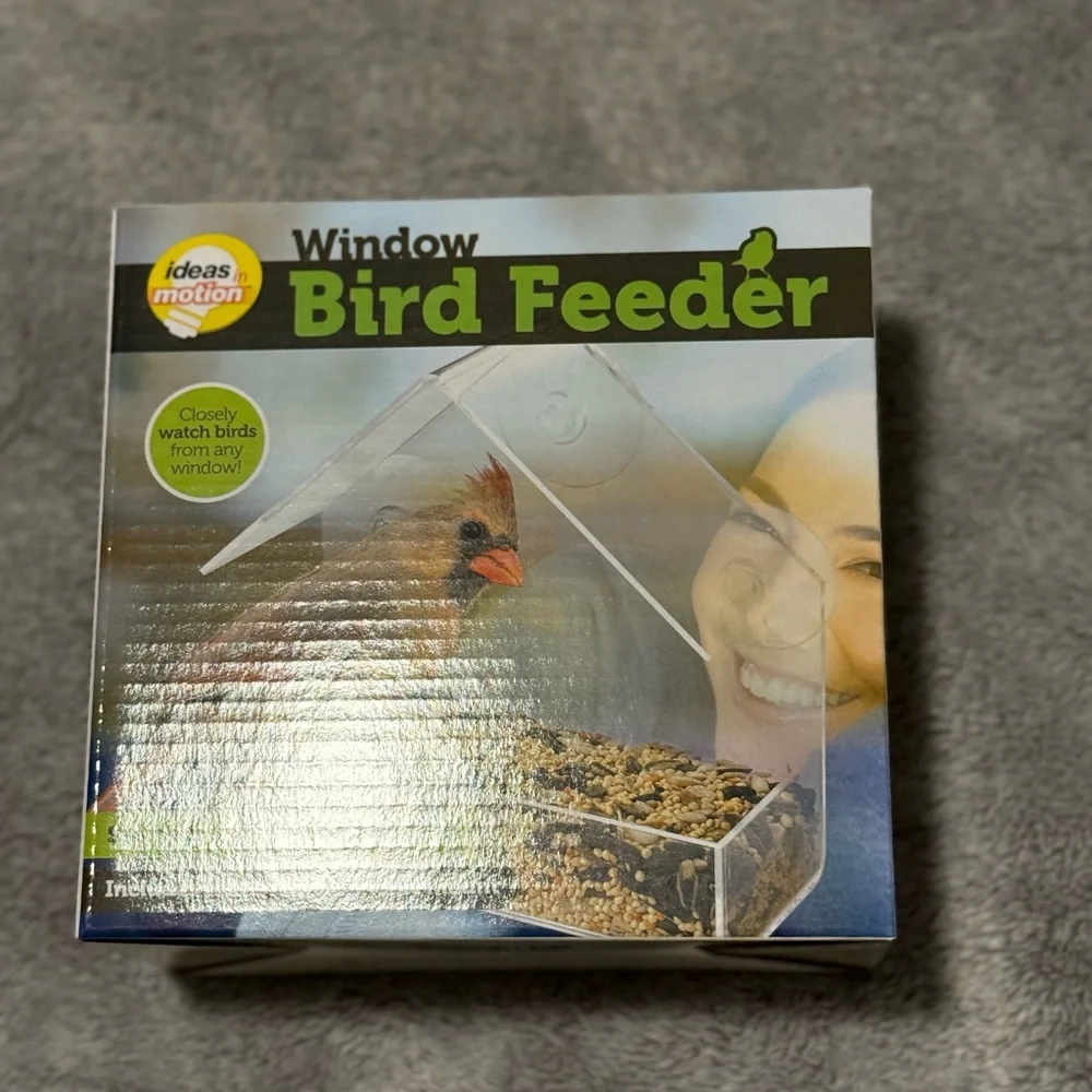 Clear Window Bird Feeder by Ideas in Motion